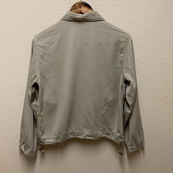 J. Jill Tencel Zip Front Jacket Petite Small - Picture 4 of 4